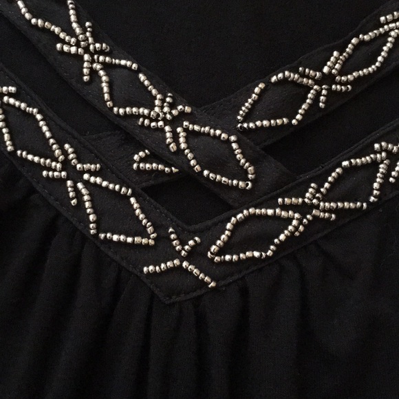 WHITE HOUSE BLACK MARKET Beaded Sleeveless Top - Picture 4 of 8